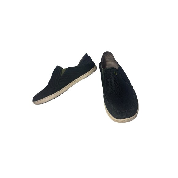 OluKai Nohea Mesh Loafers Men's Size 12 Slip On Casual Shoes Green Fast Shipping - Picture 1 of 16
